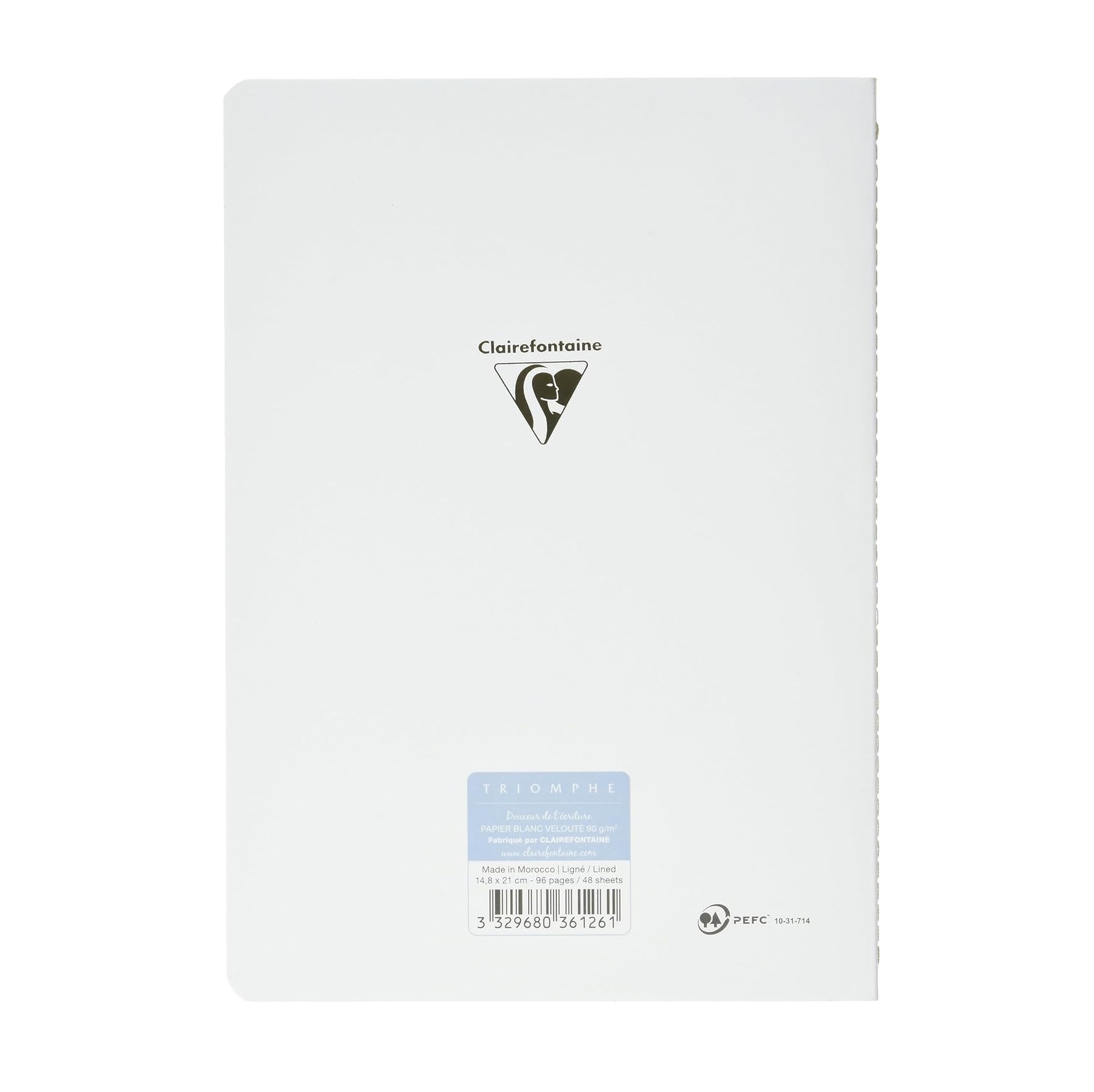 Notatnik Clairefontaine Triomphe A5 z grzbietem w linie