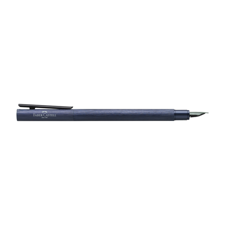 Caneta de Tinta Permanente Faber-Castell M Neo Slim Aluminium - Azul Mate - Caneta de tinta permanente - Compra na Caneta de Tinta Permanente Faber-Castell M Neo Slim Aluminium - Azul Mate - Caneta de tinta permanente - Compra na