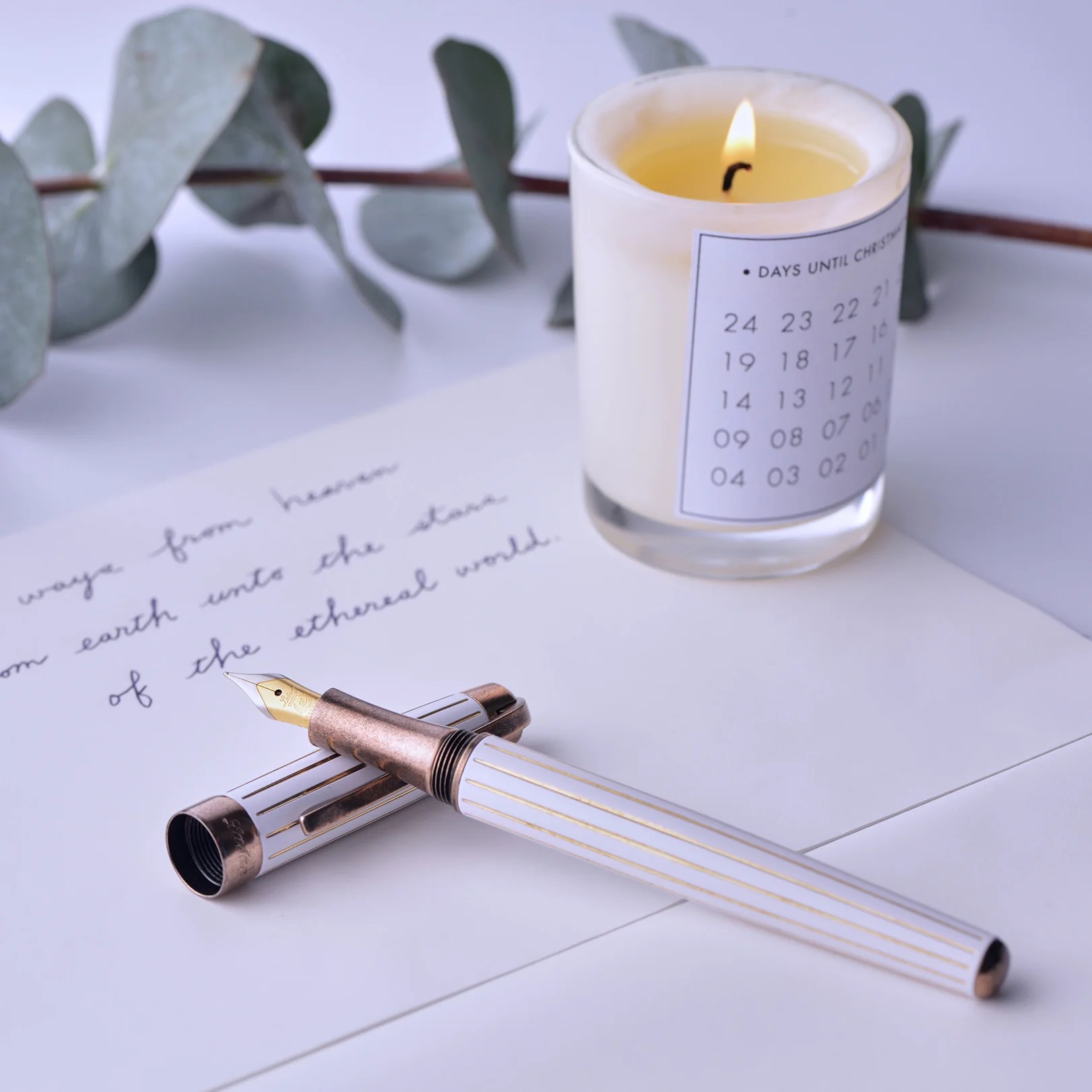 Laban Antique II White Fountain pen