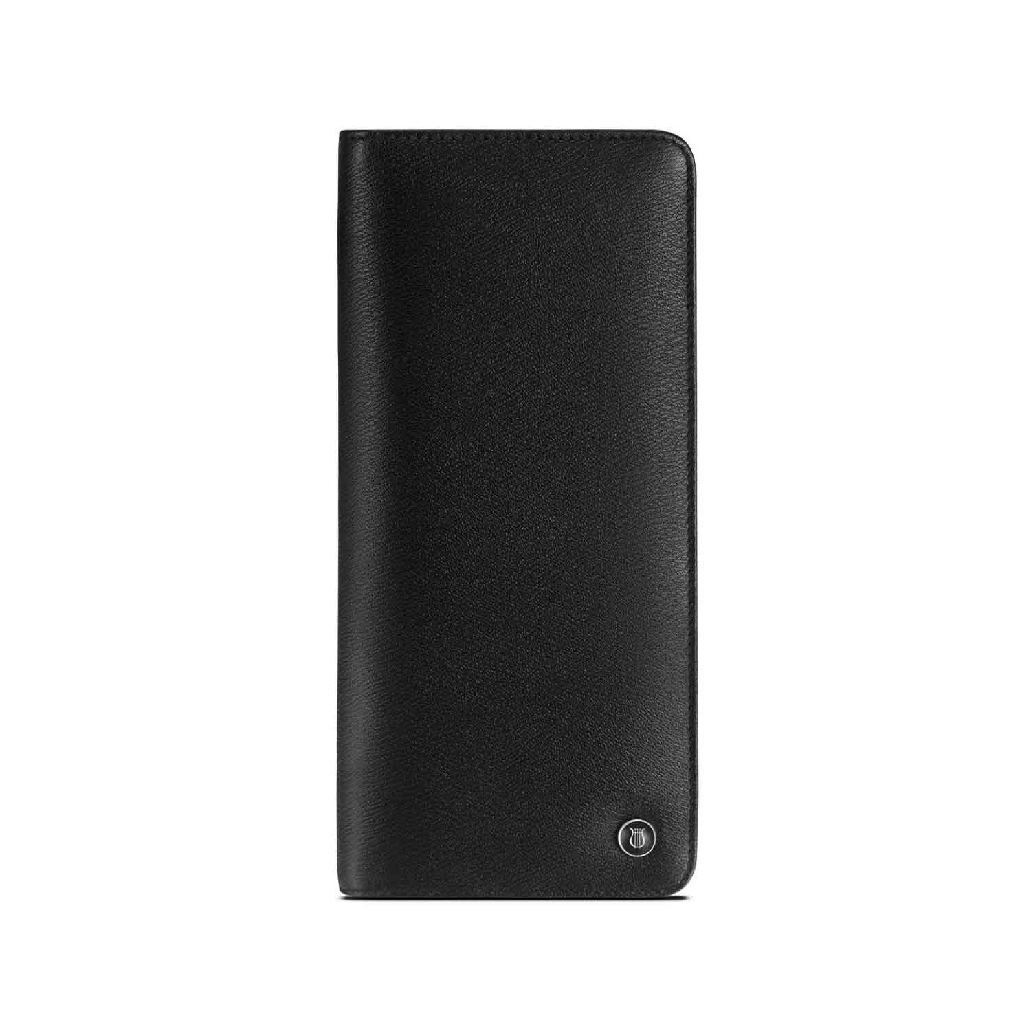 Lapis Bard Belgravia Black Zippered Pen Pouch (Double) Lapis Bard Belgravia Black Zippered Pen Pouch (Double)