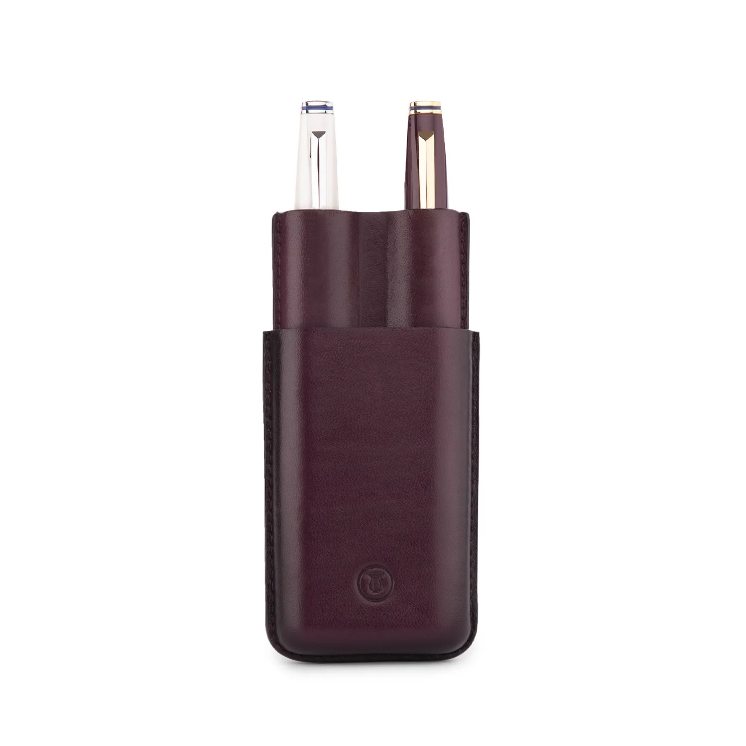 Lapis Bard Ducorium Bordeaux Étui à stylos moulé (double)