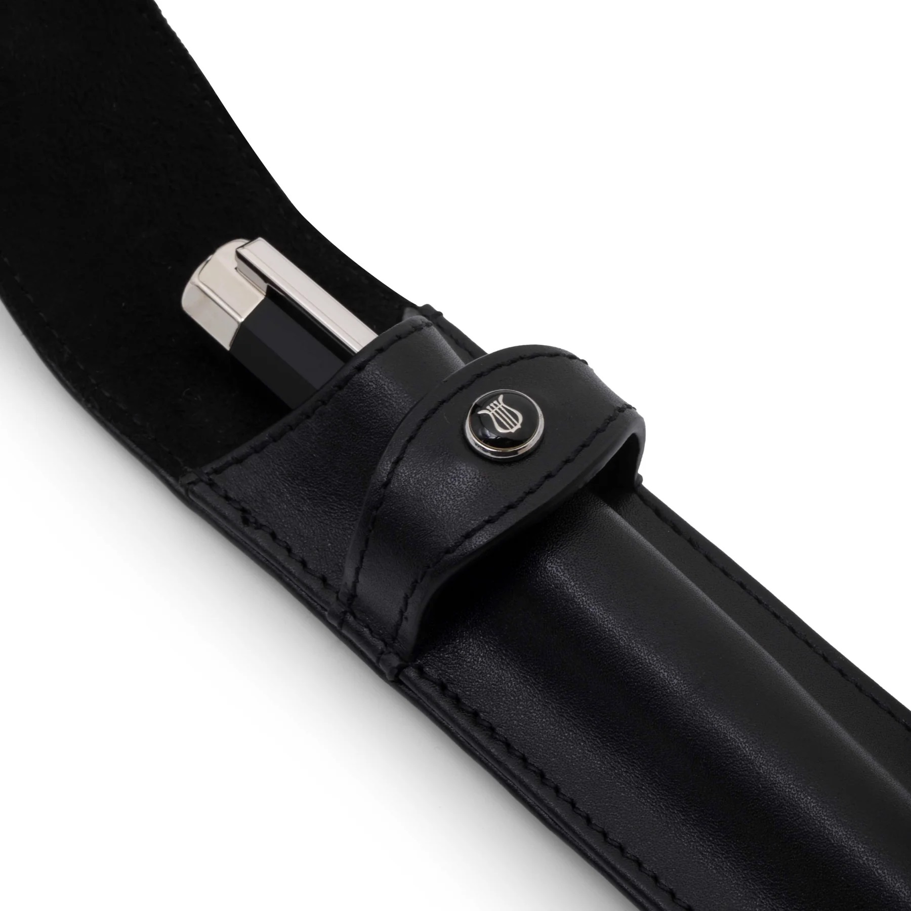 Lapis Bard Mayfair Black Pen Pouch (Single) Lapis Bard Mayfair Black Pen Pouch (Single)