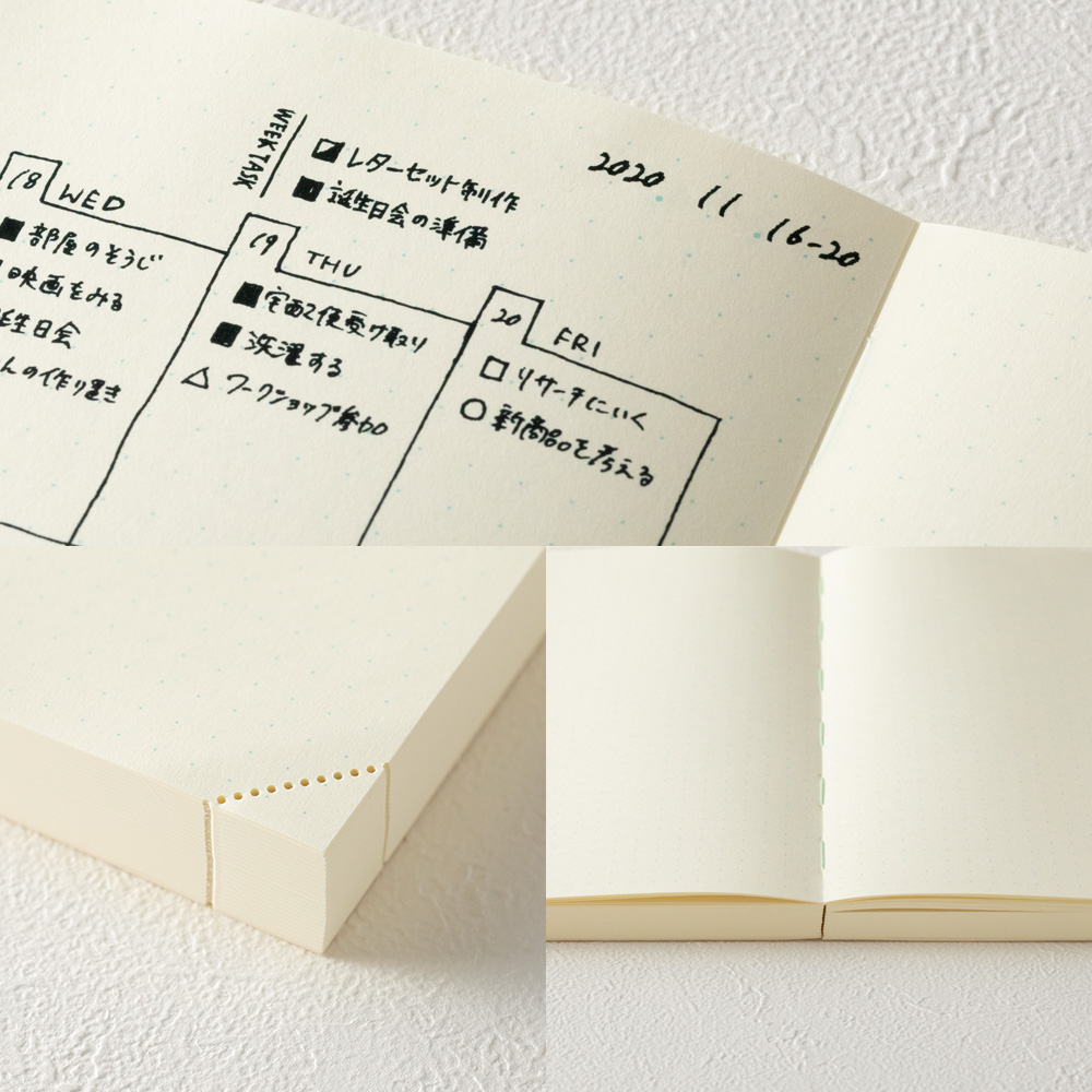 Midori MD Paper Journal A5 Codes 1D/1P Dot Grid Notebook Midori MD Paper Journal A5 Codes 1D/1P Dot Grid Notebook