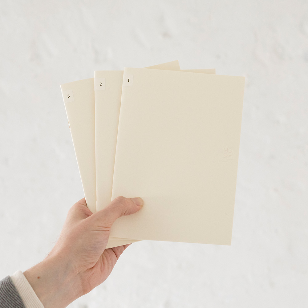Midori MD Paper A5 Grid Notebook Light (3-pack) Midori MD Paper A5 Grid Notebook Light (3-pack)