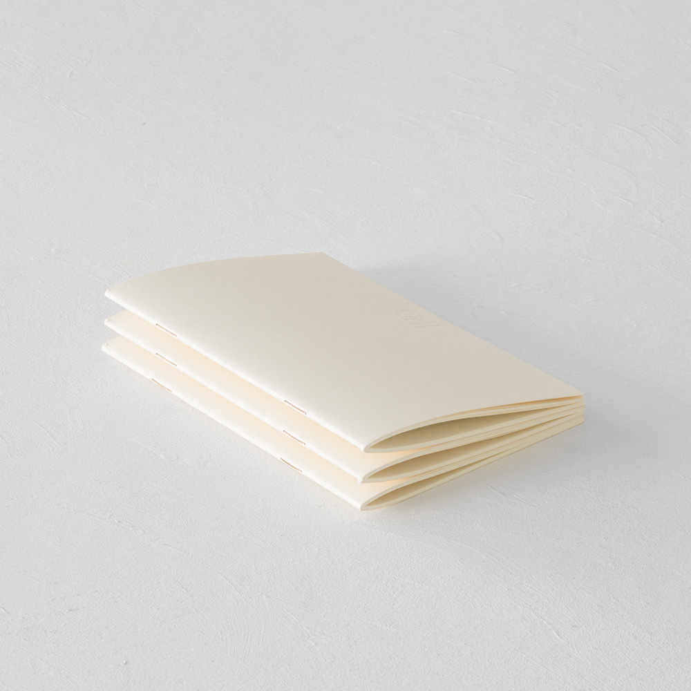 Midori MD Papier A6 Raster Notizbuch Light (3er-Pack)