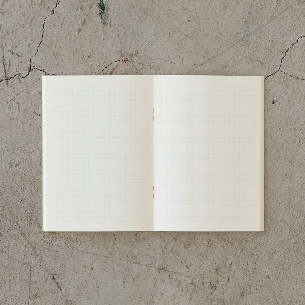 Midori MD Papier A6 Raster Notizbuch Light (3er-Pack)