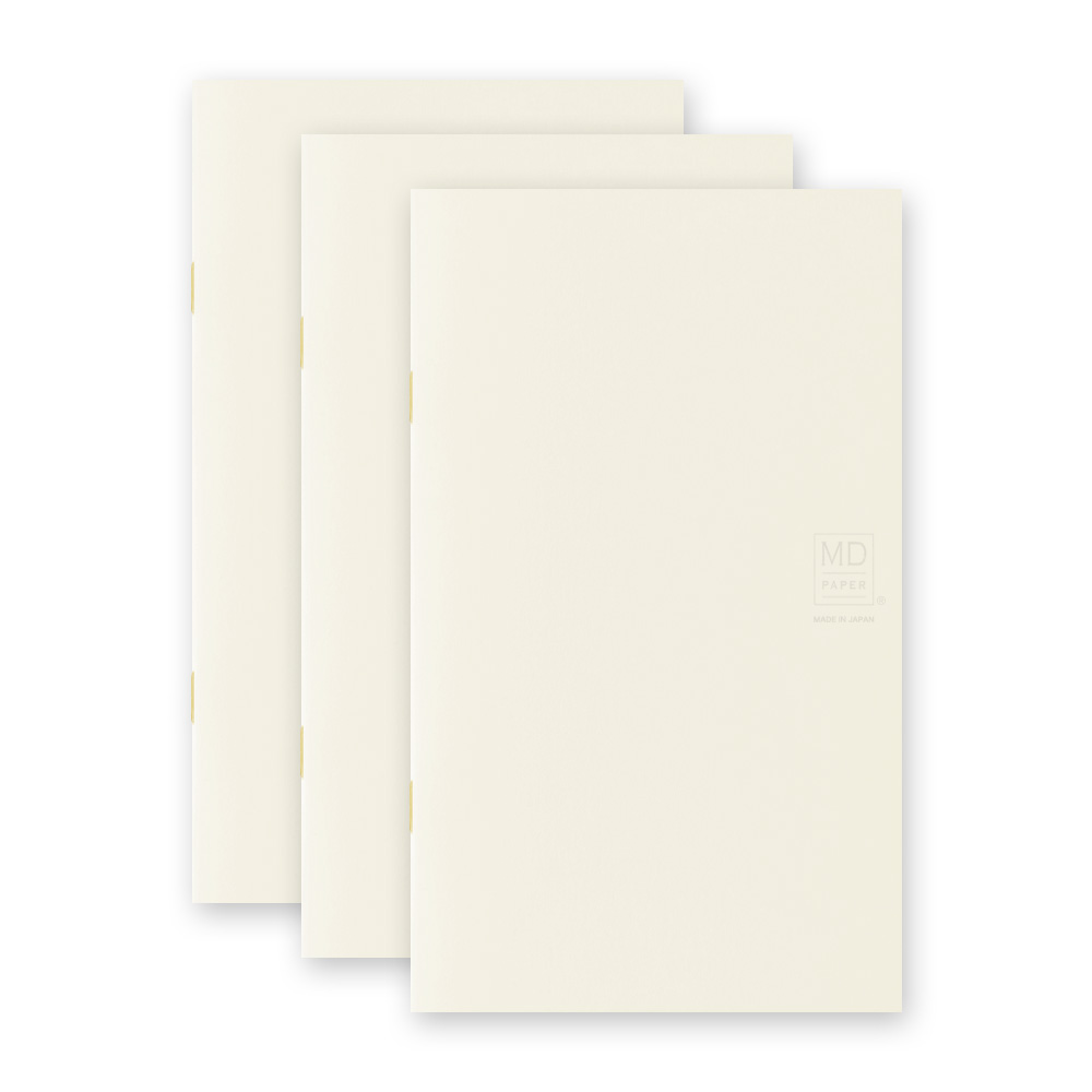 Midori MD Paper B6 Lined Notebook Light (3-pack)