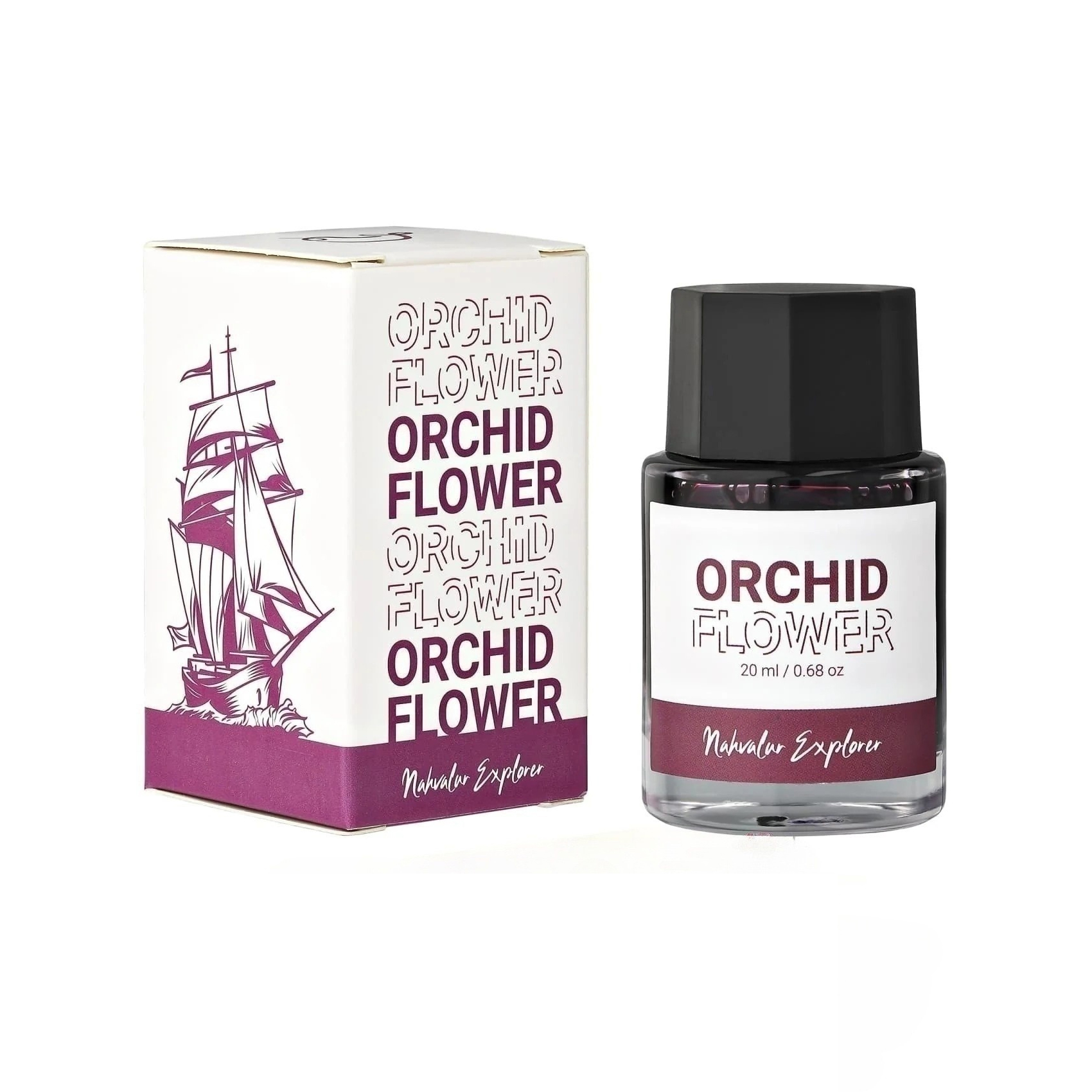 Nahvalur Explorer Inkt Orchidee Bloem (Magenta Paars) 20ml Inktflesje