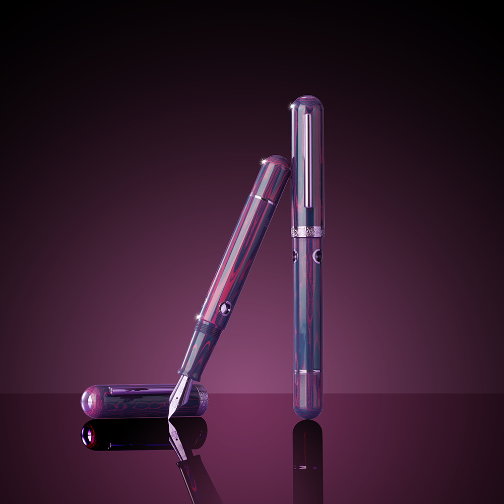 Nahvalur Nautilus Anthias Violet Fountain Pen Nahvalur Nautilus Anthias Violet Fountain Pen