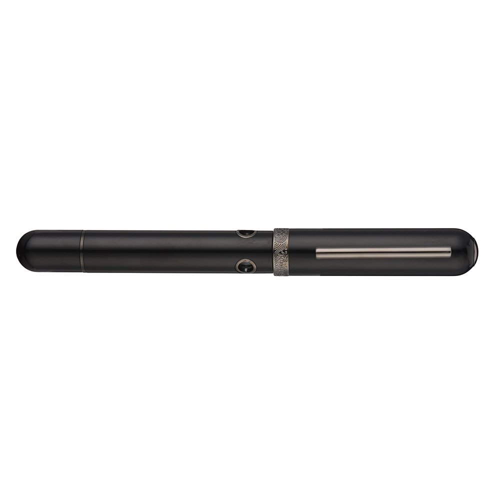 Nahvalur Nautilus Céphalopode Noir RT Stylo Plume