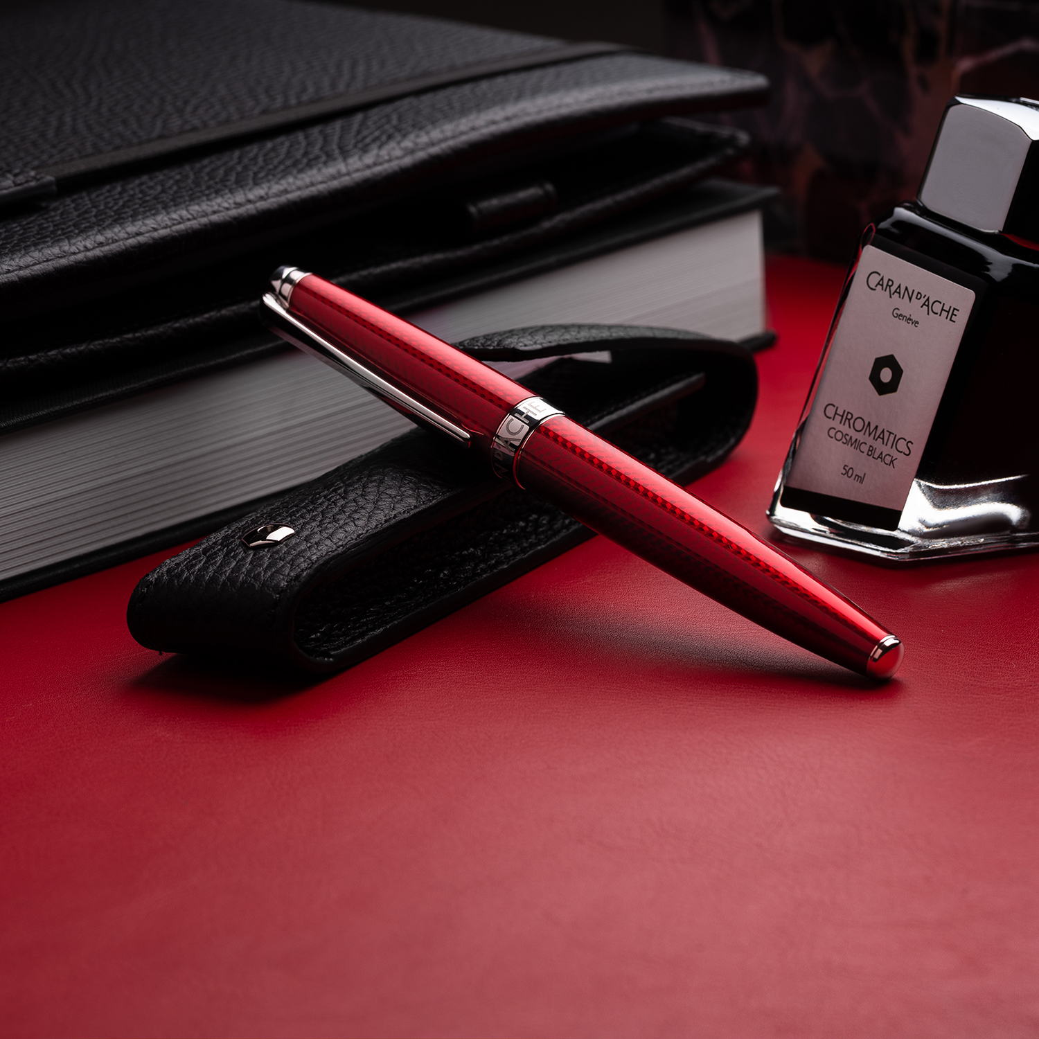 Caran d'Ache Léman Rouge Carmin Rollerball Caran d'Ache Léman Rouge Carmin Rollerball