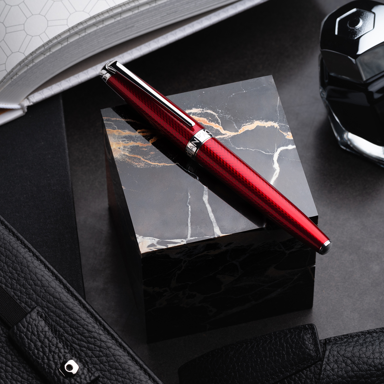 Caran d'Ache Léman Rouge Carmin Rollerball Caran d'Ache Léman Rouge Carmin Rollerball