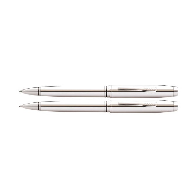 Cross Coventry Chrome Ballpoint and Mechanical Pencil Set