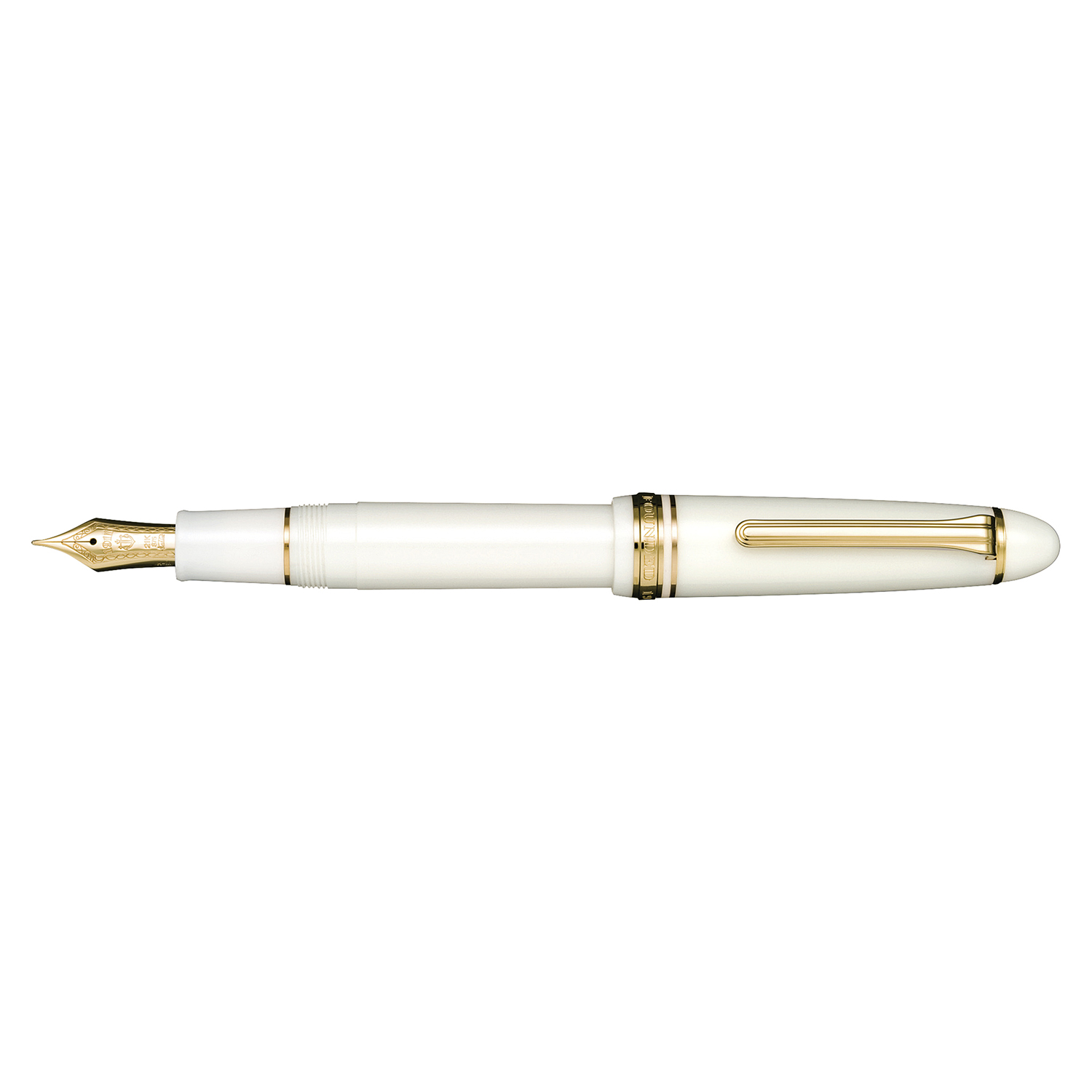 Sailor 1911L White GT Fountain pen