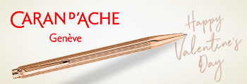 Caran d'Ache Ecridor Chevron Rose Gold Ballpoint Caran d'Ache Ecridor Chevron Rose Gold Ballpoint