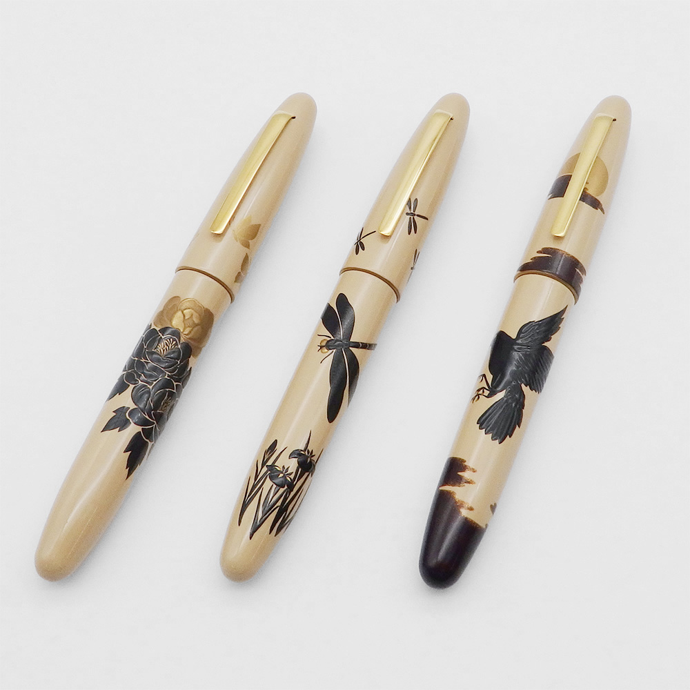 Taccia Age-e Maki-e Peony and Butterfly Fountain pen Taccia Age-e Maki-e Peony and Butterfly Fountain pen