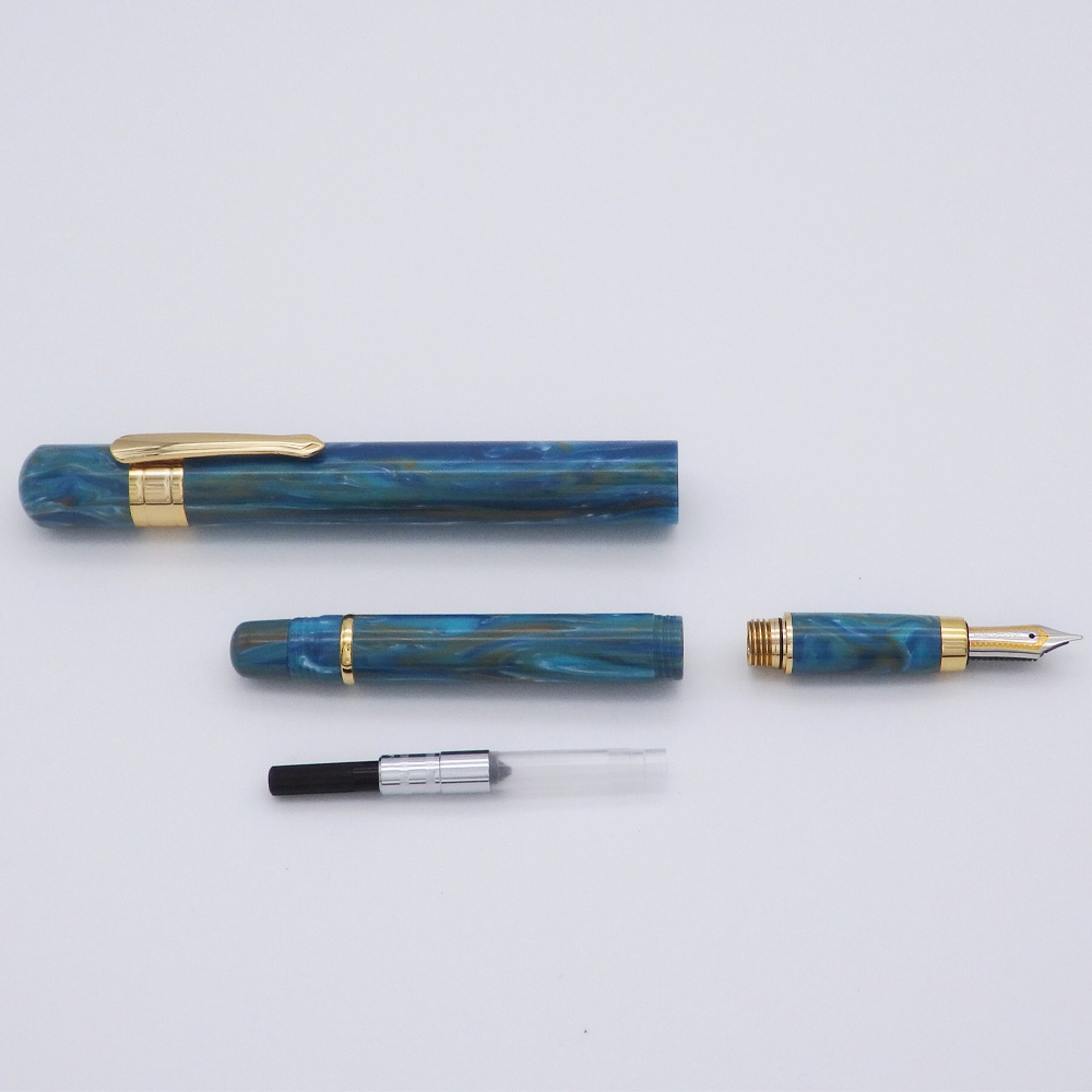 Taccia Covenant Blue Apatite Fountain pen Taccia Covenant Blue Apatite Fountain pen
