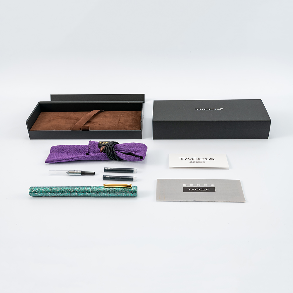 Taccia Granite Stone Green Fountain pen
