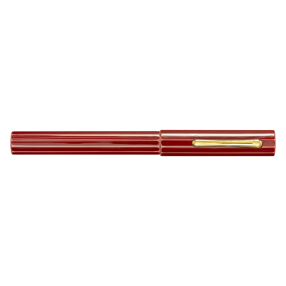 Taccia Kaku-Tate Ume-gasane Red Fountain pen
