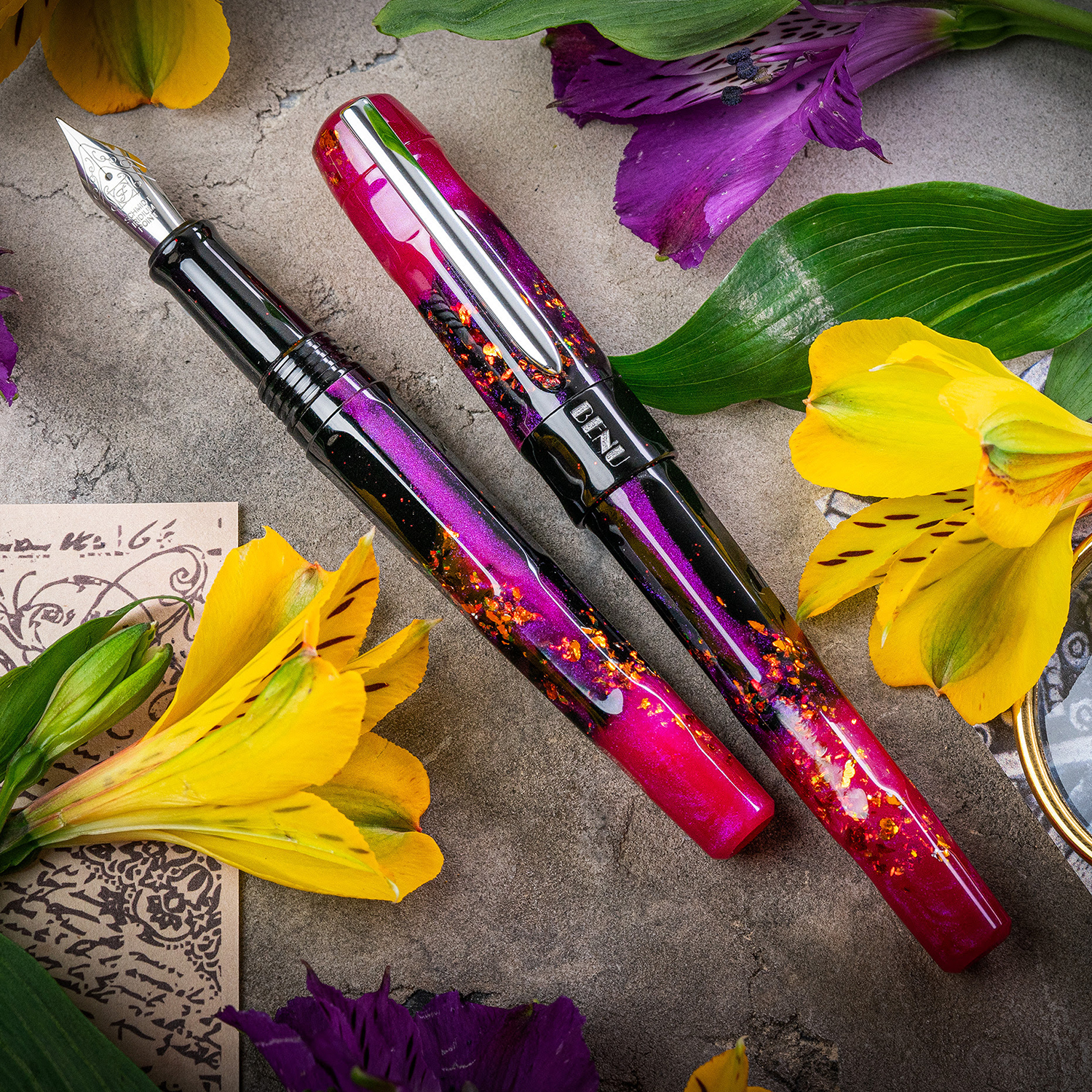 Benu Talisman Lily of the Incas Fountain pen Benu Talisman Lily of the Incas Fountain pen