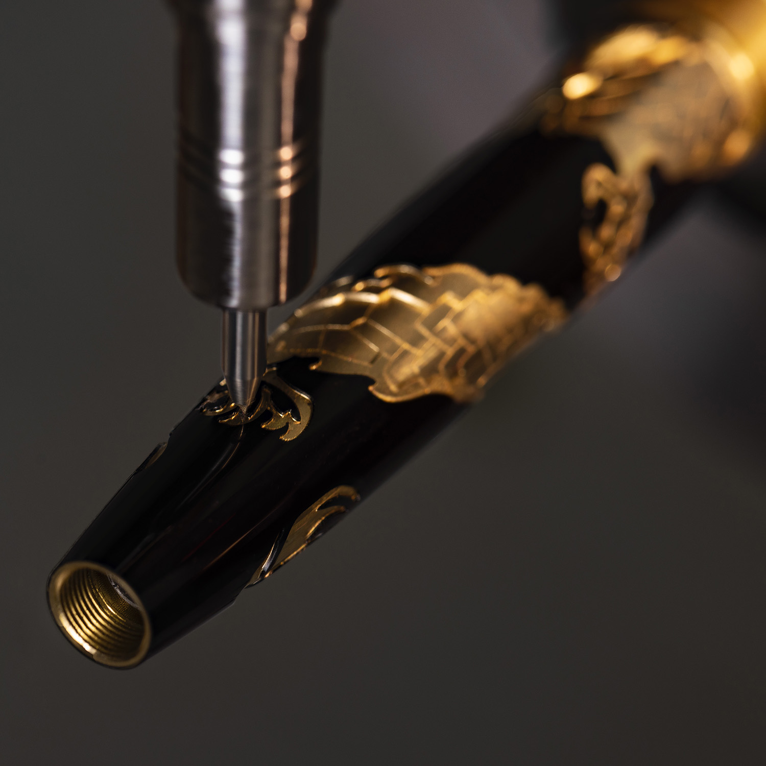 Caran d'Ache Straw Marquetry Dragon 2024 LE Fountain pen Caran d'Ache Straw Marquetry Dragon 2024 LE Fountain pen