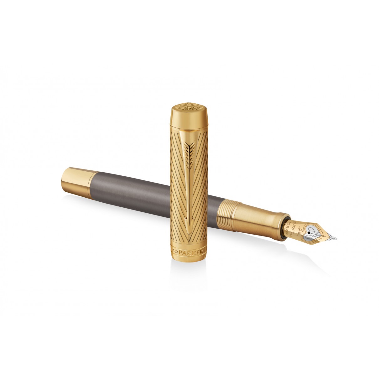 Parker Duofold Centennial Pioneers Collection Arrow Grey Lacquer GT Fountain pen Parker Duofold Centennial Pioneers Collection Arrow Grey Lacquer GT Fountain pen