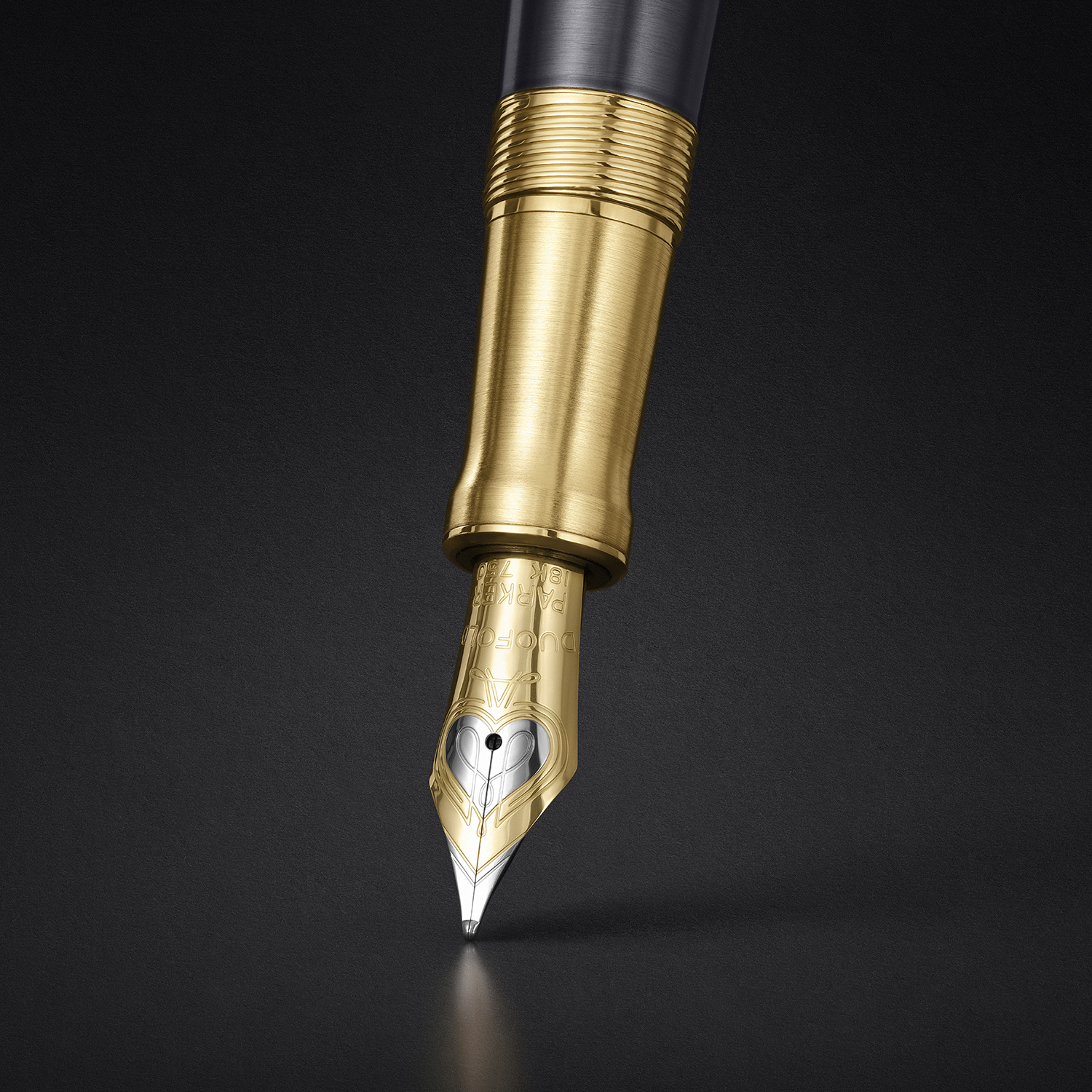 Parker Duofold Centennial Pioneers Collection Arrow Grey Lacquer GT Fountain pen Parker Duofold Centennial Pioneers Collection Arrow Grey Lacquer GT Fountain pen