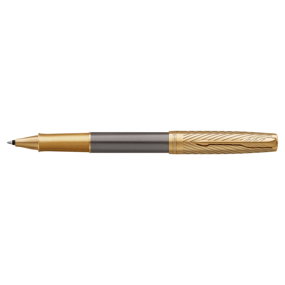 Parker Sonnet Pioneers Collection Arrow Grey Lacquer GT Rollerball