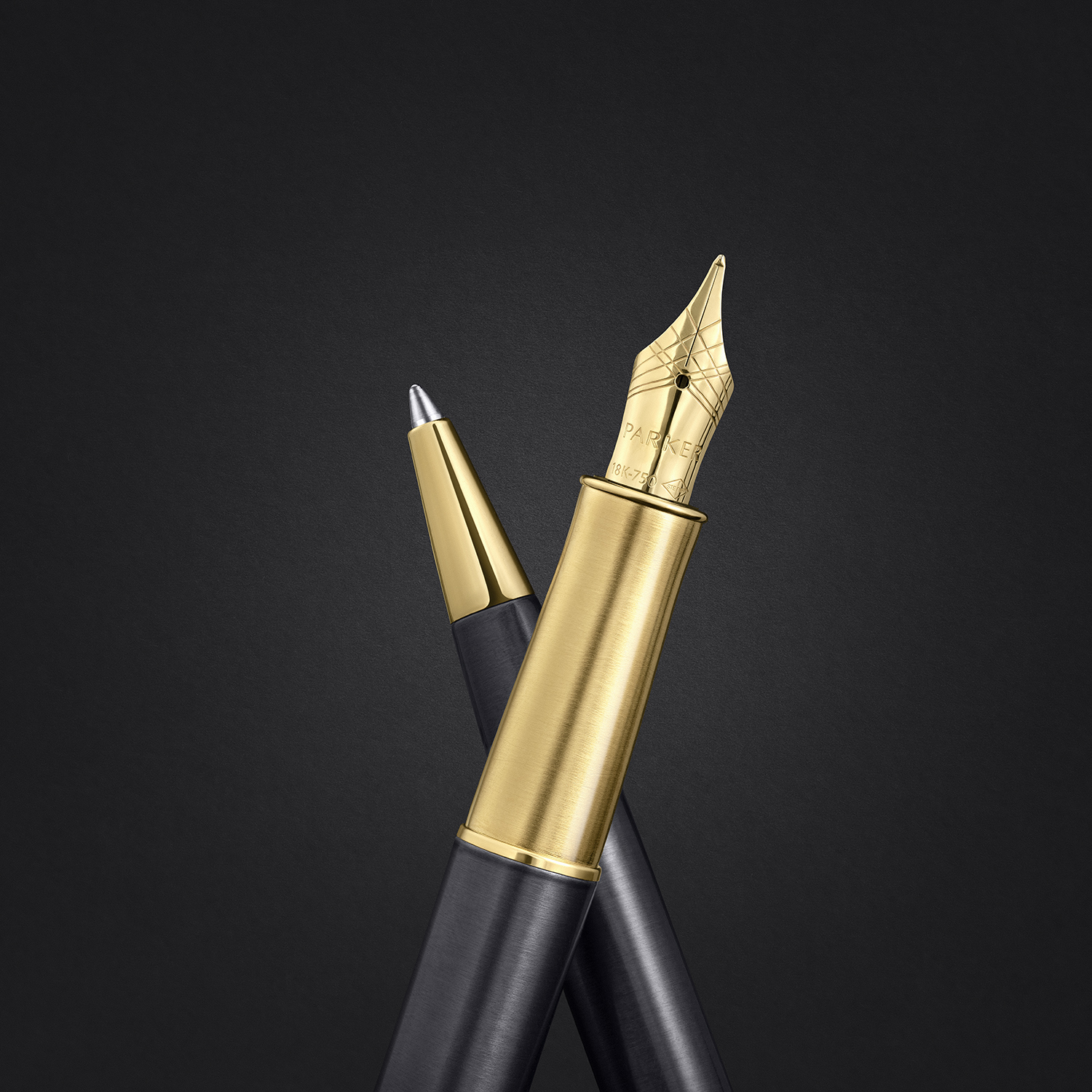 Parker Sonnet Pioneers Collection Arrow Grey Lacquer GT Rollerball Parker Sonnet Pioneers Collection Arrow Grey Lacquer GT Rollerball