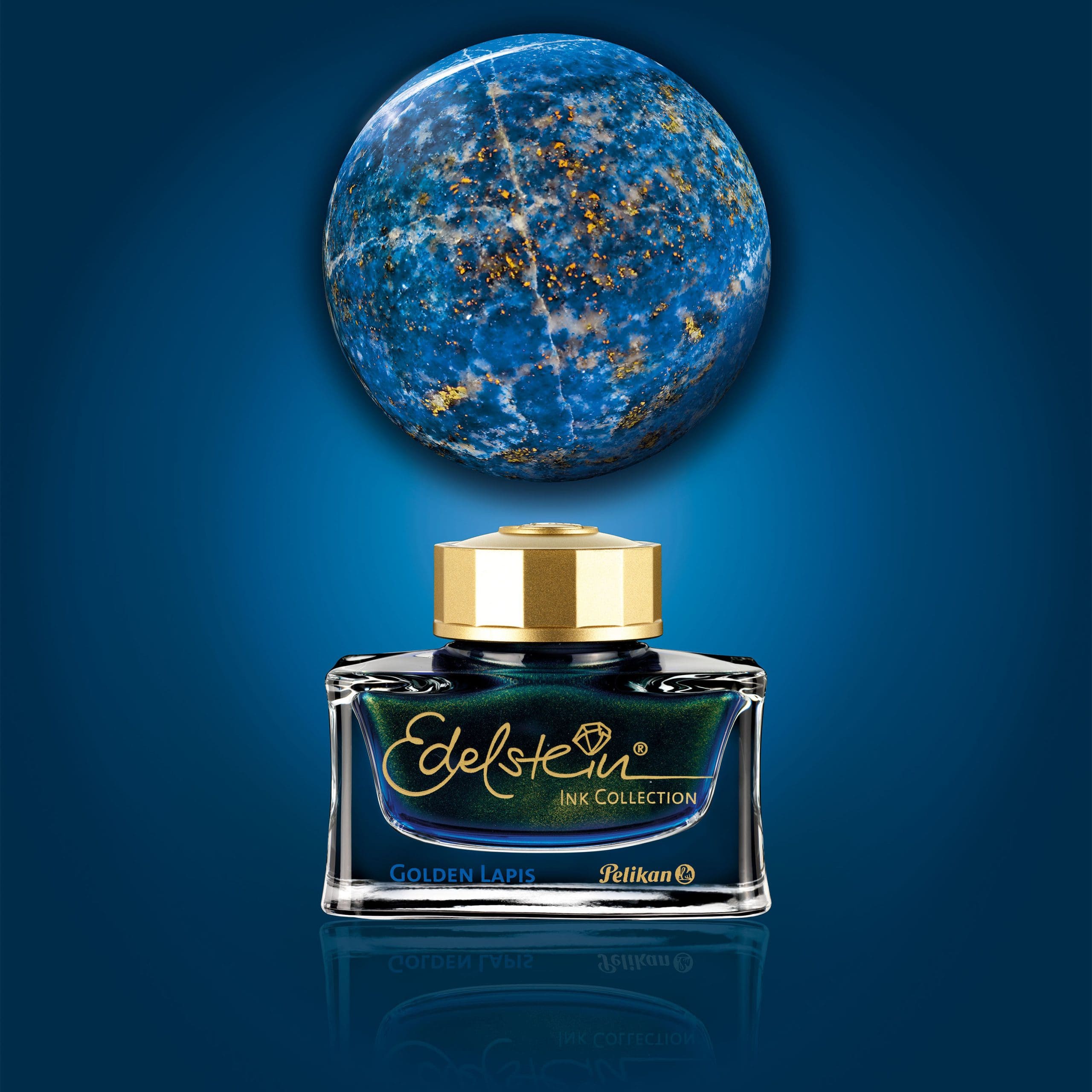 Pelikan Edelstein Ink of the Year 2024 Golden Lapis Ink Bottle Pelikan Edelstein Ink of the Year 2024 Golden Lapis Ink Bottle