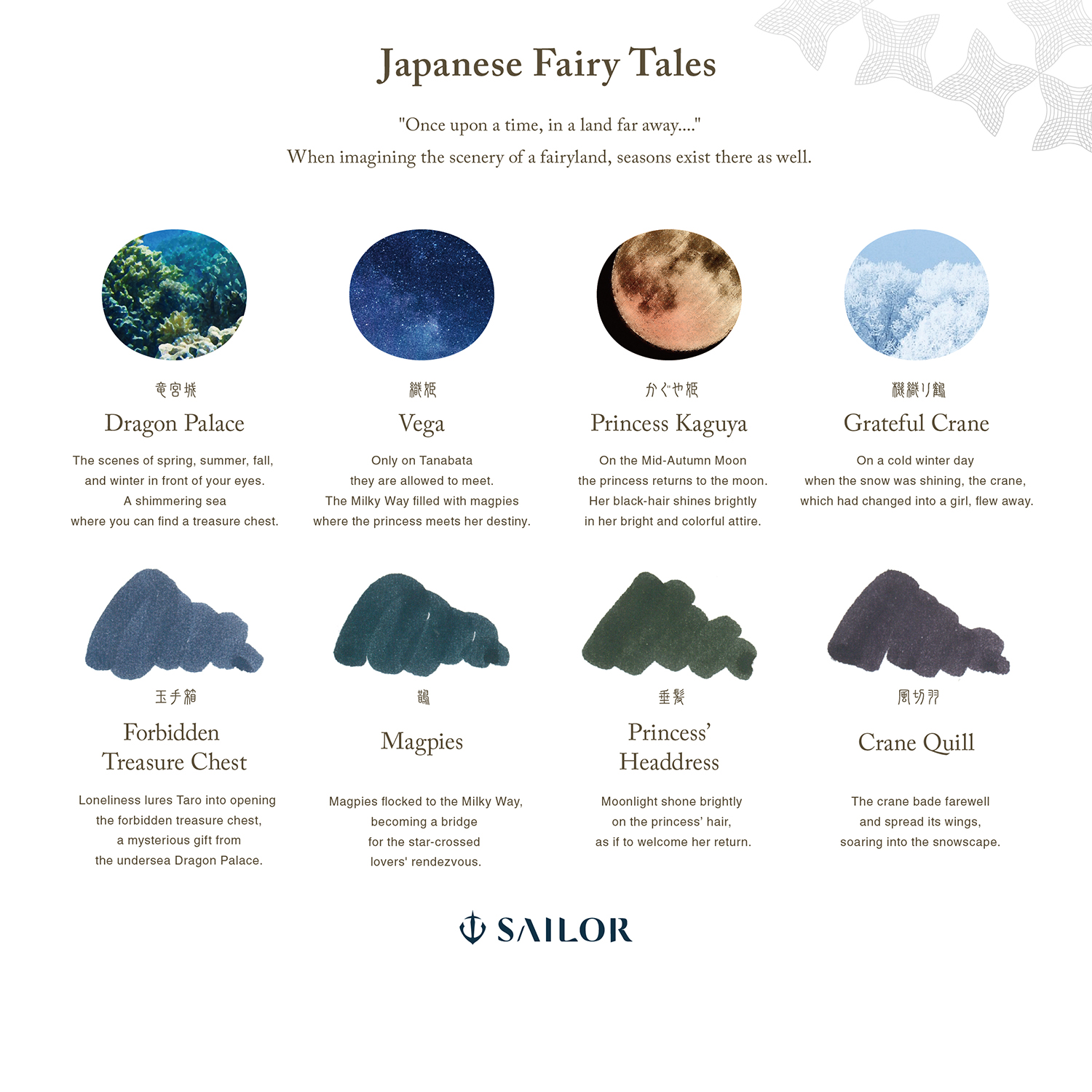Sailor Shikiori Fairy Tales Tamatebako Ink - 20ml Ink Bottle Sailor Shikiori Fairy Tales Tamatebako Ink - 20ml Ink Bottle