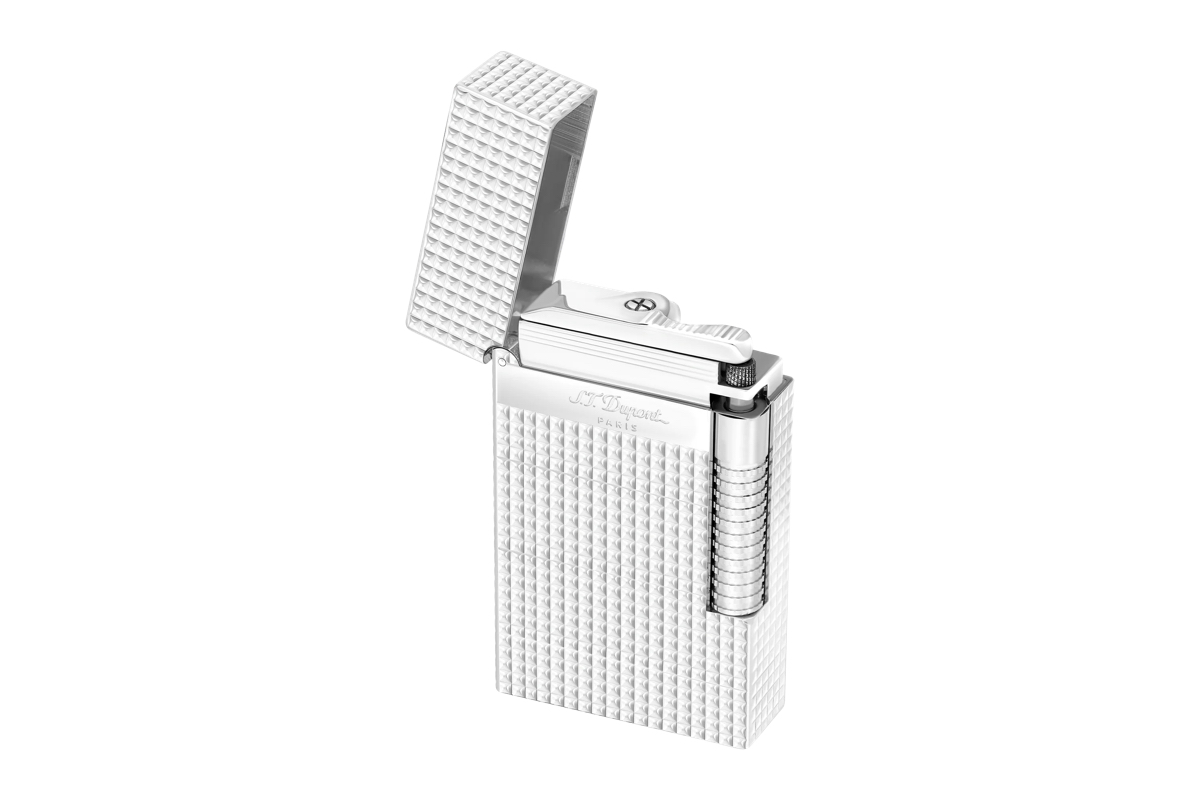 S.T. Dupont Le Grand Diamond Head Palladium Lighter S.T. Dupont Le Grand Diamond Head Palladium Lighter