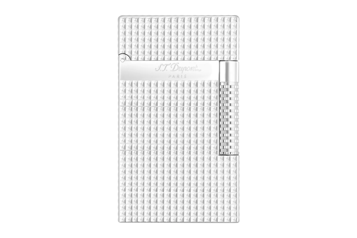 S.T. Dupont Le Grand Diamond Head Palladium Lighter