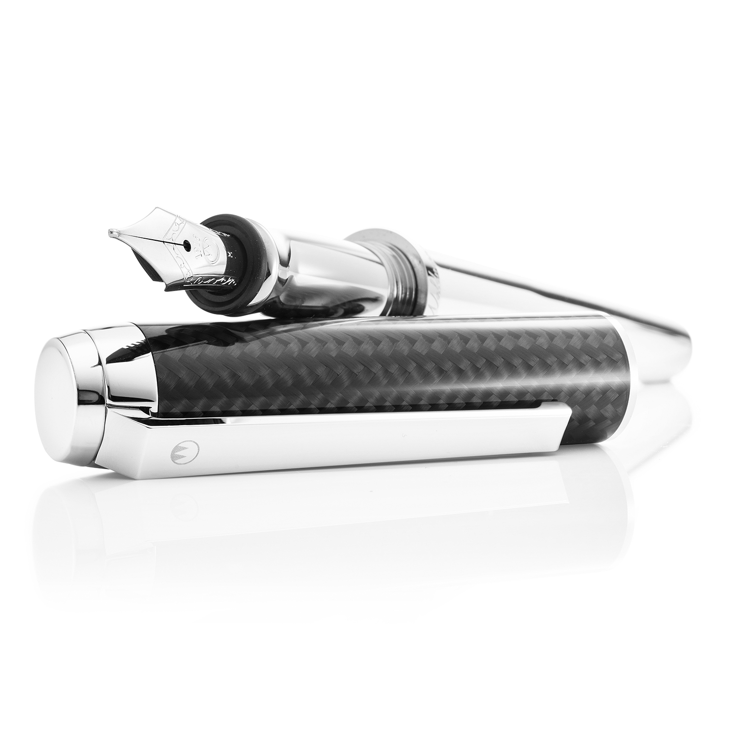 Pluma Estilográfica Waldmann Carbon F. LE