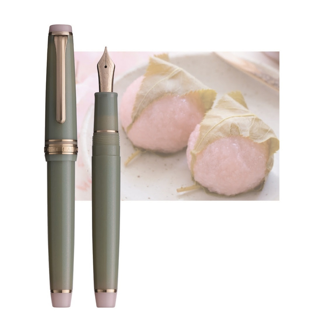 Sailor Pro Gear Slim Japanese Sweets Wagashi Sakuramochi GT Fountain pen Sailor Pro Gear Slim Japanese Sweets Wagashi Sakuramochi GT Fountain pen